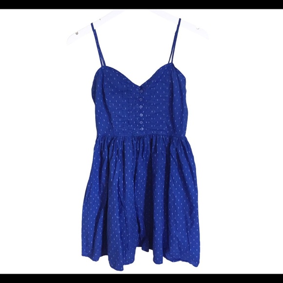 MANGO Casual Aztec Print Skater Dress With Sweetheart Neckline Blue Size Medium - Picture 5 of 10